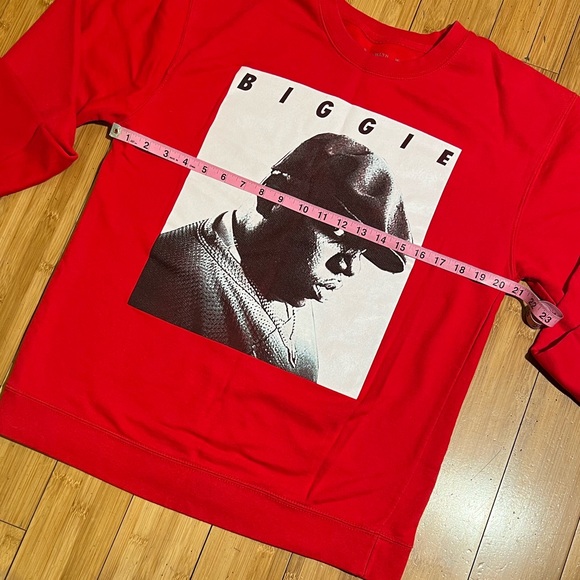 Brooklyn Mint Biggie Smalls Graphic Sweatshirt Red Size M - Picture 10 of 14